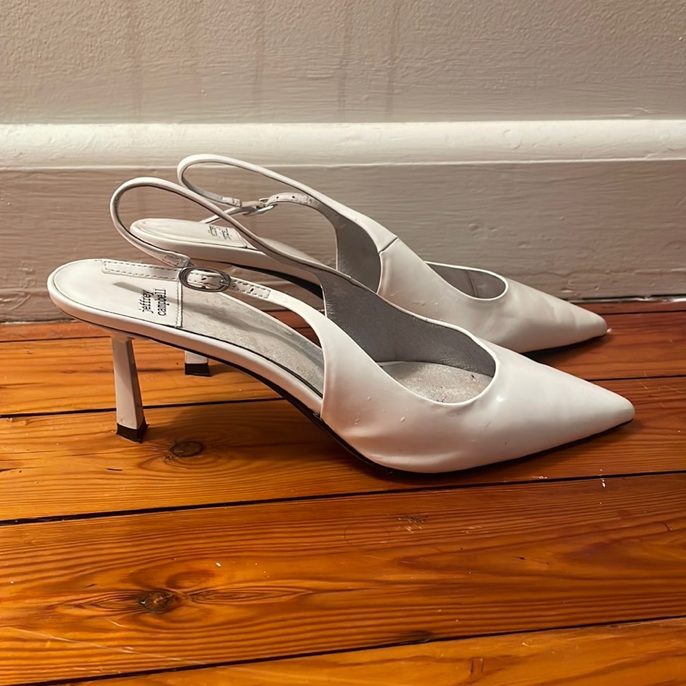 Jeffrey Campbell sling back heels